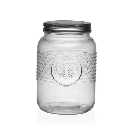 TARRO CRISTAL ABEJA CON TAPA 1500ml Versaotoño