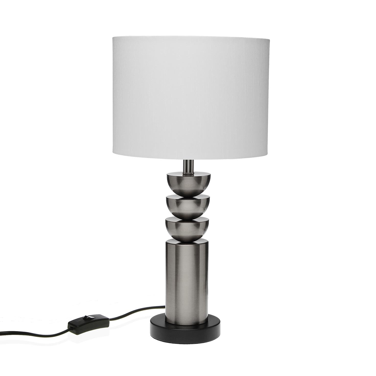 LÁMPARA DE MESA ERIS PLATEADA Versaotoño