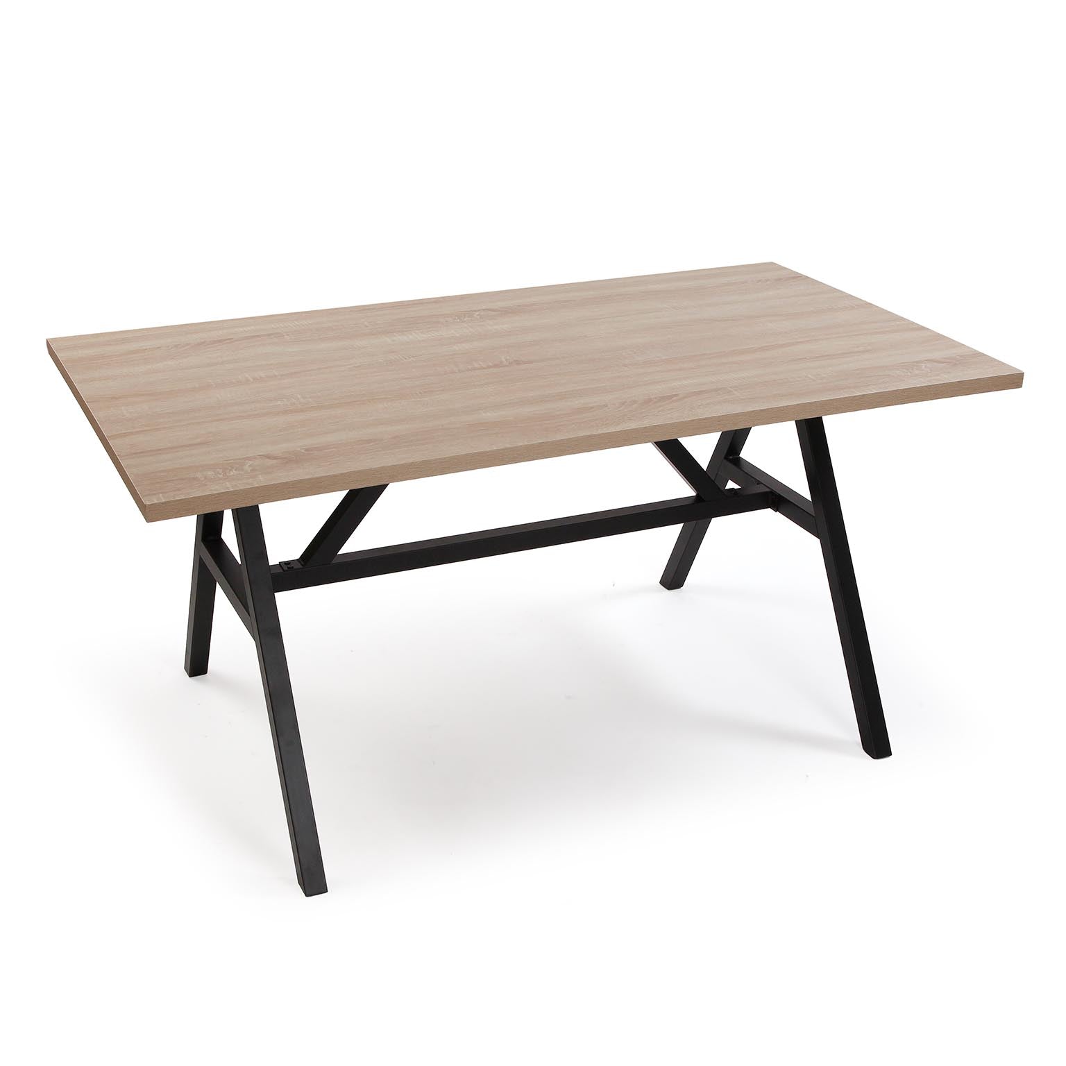 MESA DE COMEDOR SAGAS EN COLOR NEGRO VERSA 2026 JUNIO