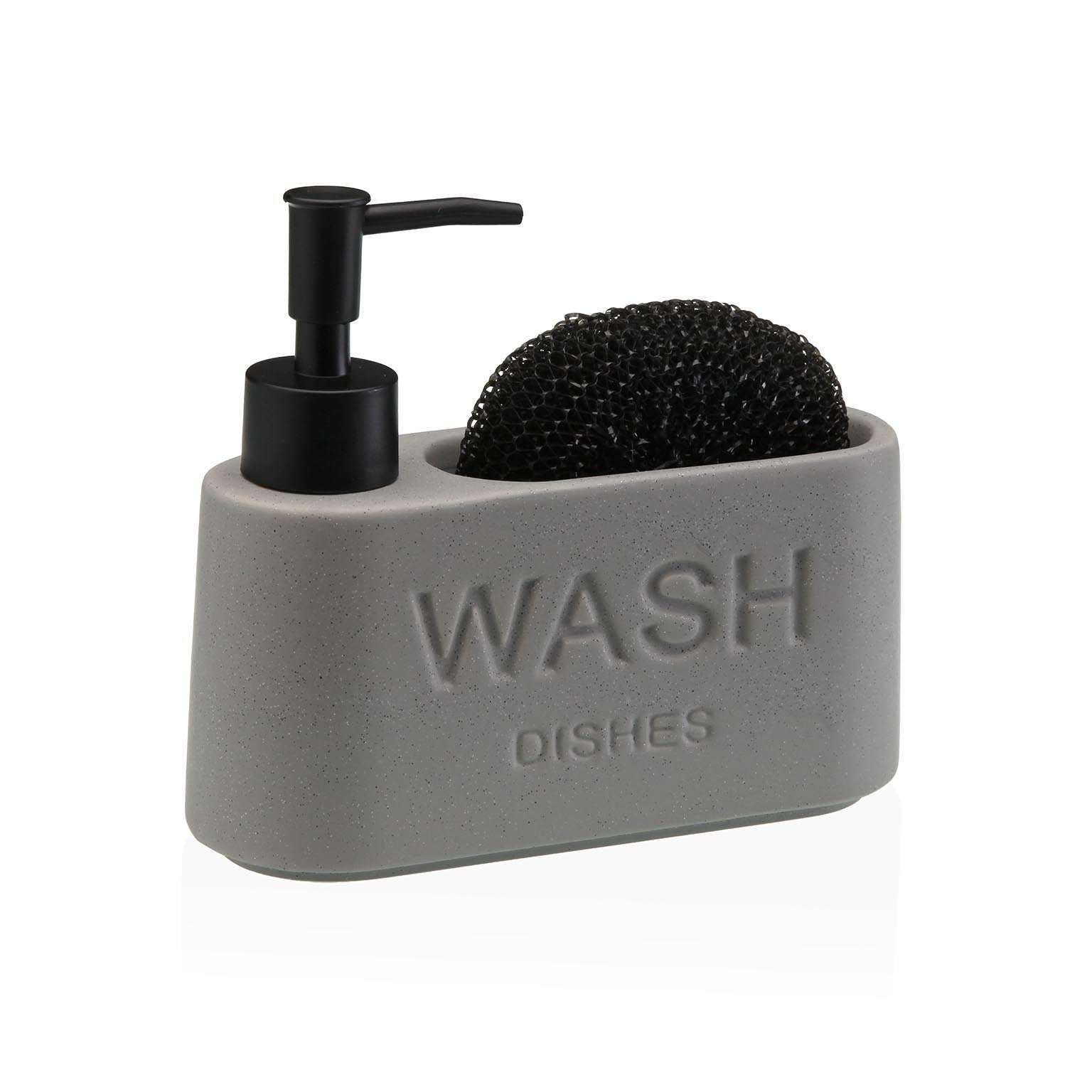 DISPENSADOR ESTROPAJERO "WASH" GRIS VERSA 2026 JUNIO