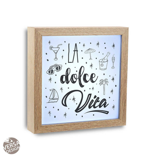 CUADRO LUZ LA DOLCE VITA Versaotoño