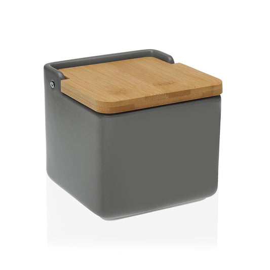 SALERO TAPA BAMBÚ GRIS Versaotoño