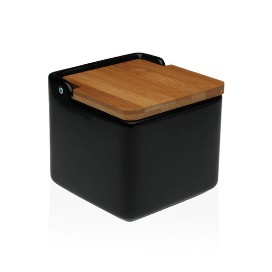 SALERO TAPA BAMBÚ NEGRO Versaotoño