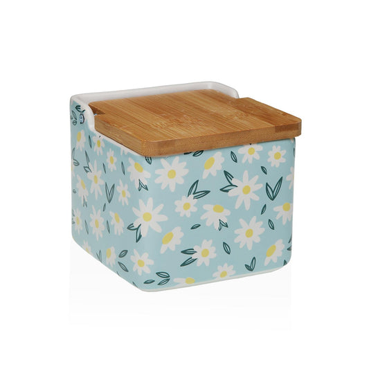 SALERO TAPA BAMBÚ DAISY BLUE Versaotoño