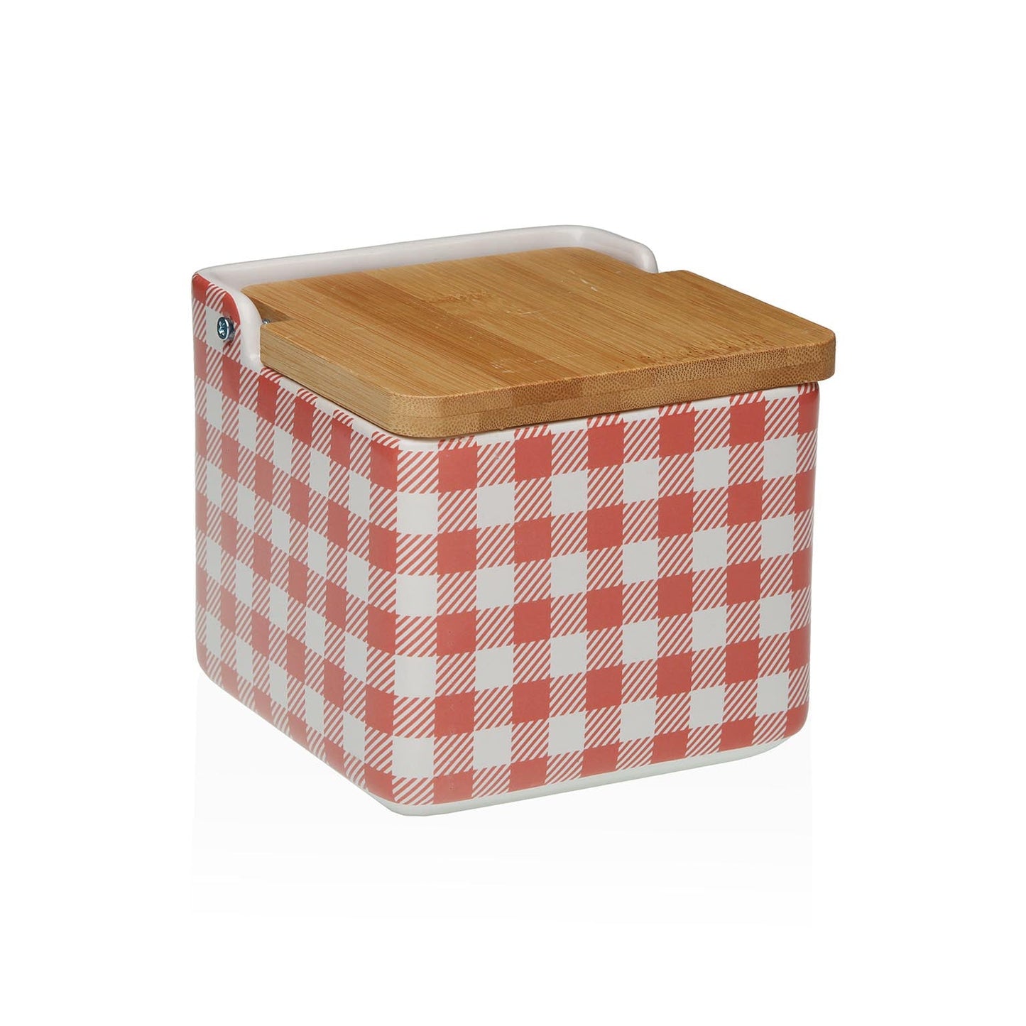 SALERO TAPA BAMBÚ VICHY ROUGE Versaotoño