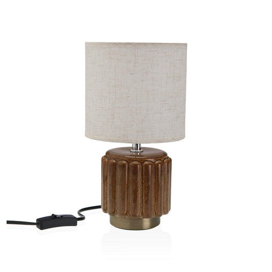 LÁMPARA DE MESA CERAMICA MEHARA MARRON Versaotoño