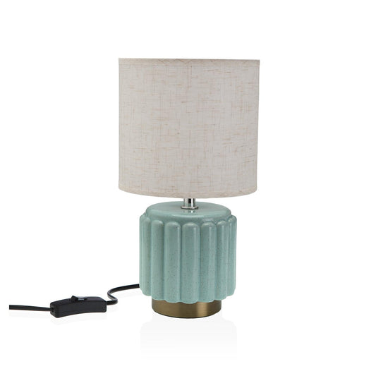 LÁMPARA DE MESA CERAMICA MEHARA AZUL Versaotoño