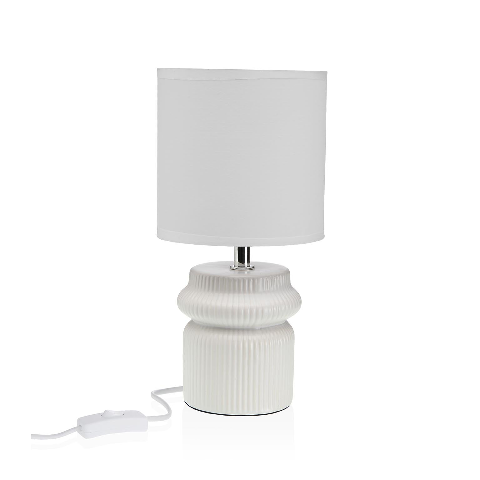 LÁMPARA MESA CRETA BLANCO VERSA 2026 JUNIO