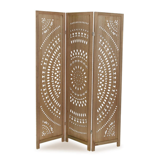 BIOMBO MARRÓN CLARO CÍRCULOS Versaotoño