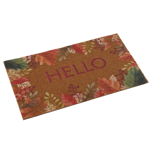FELPUDO HELLO FLORAL 40 X 70 Versaotoño