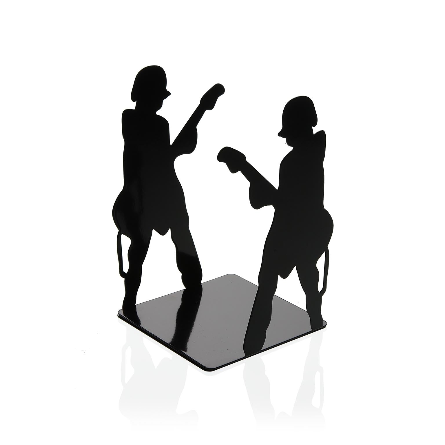 SUJETALIBROS METALICO GUITARRISTAS Versaotoño