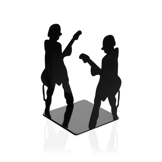 SUJETALIBROS METALICO GUITARRISTAS Versaotoño