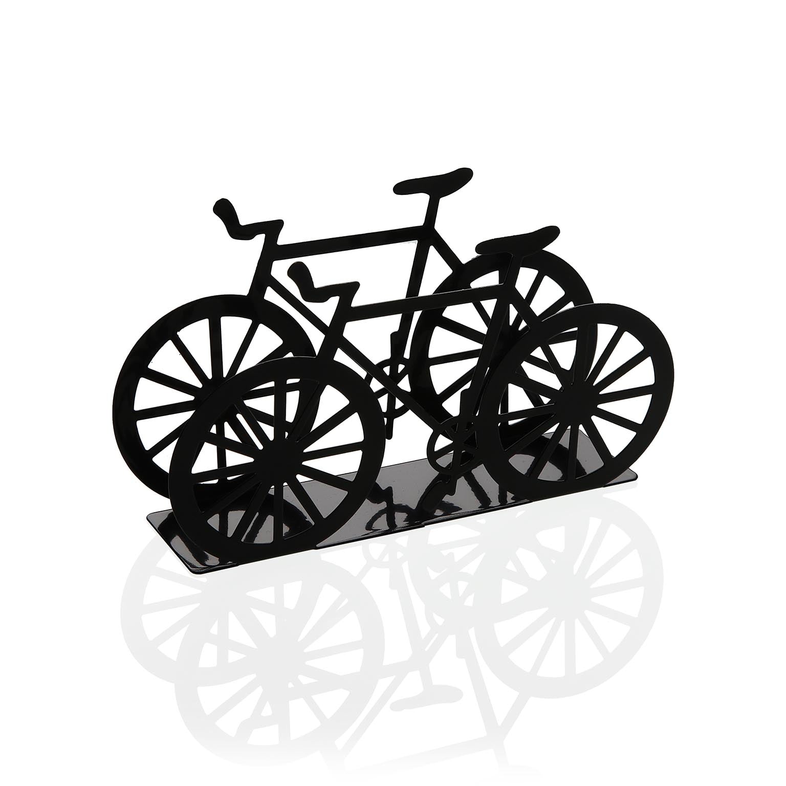SERVILLETERO BICI METALICA NEGRA Versaotoño