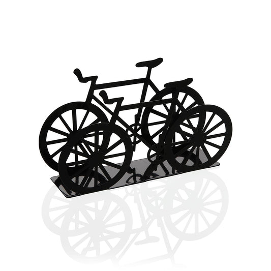SERVILLETERO BICI METALICA NEGRA Versaotoño
