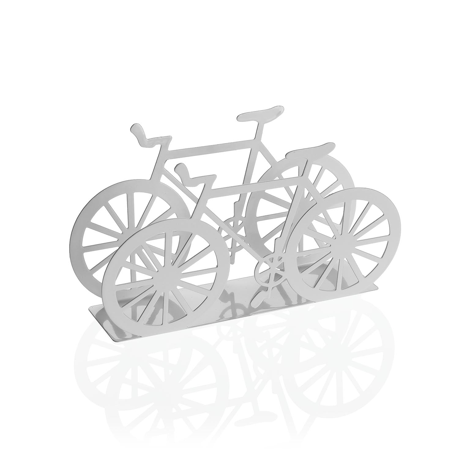 SERVILLETERO BICI METALICA BLANCA Versaotoño