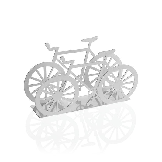 SERVILLETERO BICI METALICA BLANCA Versaotoño