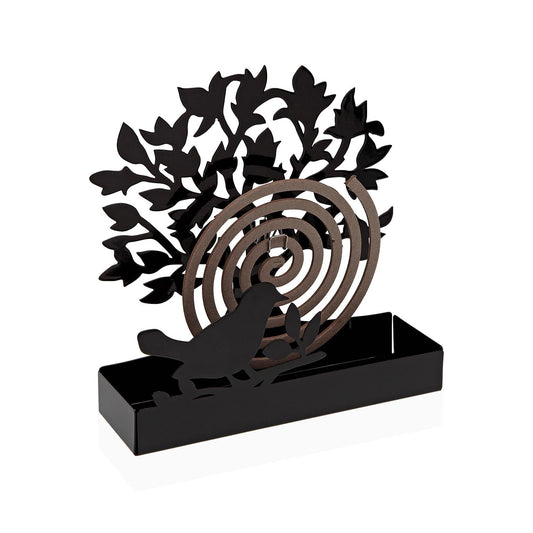 SOPORTE PARA ESPIRAL ANTIMOSQUITOS ARBOL NEGRO Versaotoño