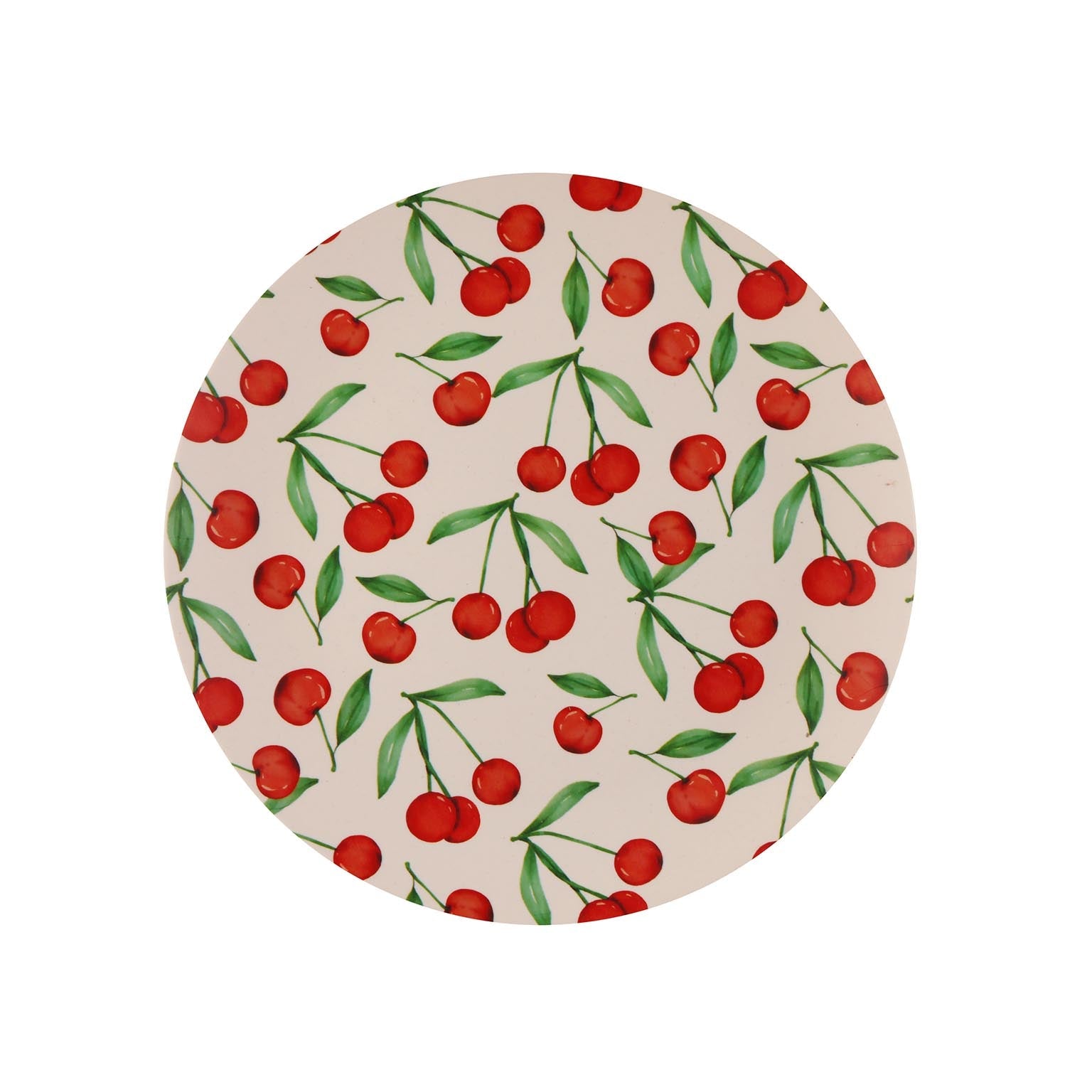 PLATO REDONDO CEREZAS 25CM