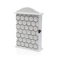 CAJA DE LLAVES BLANCA CON DECORADO DE ESCAMAS Versaotoño