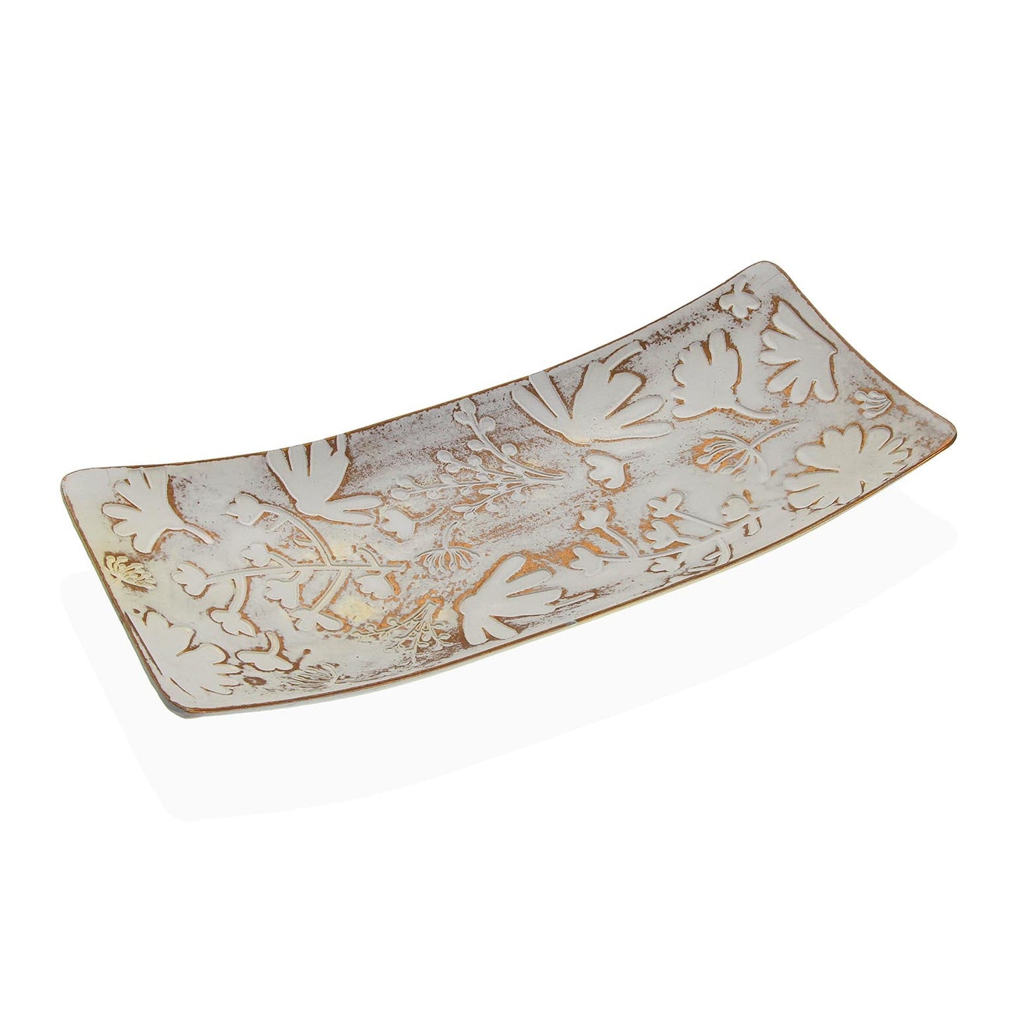 CENTRO DE MESA RECTANGULO MARRON CON FLORES Versaotoño