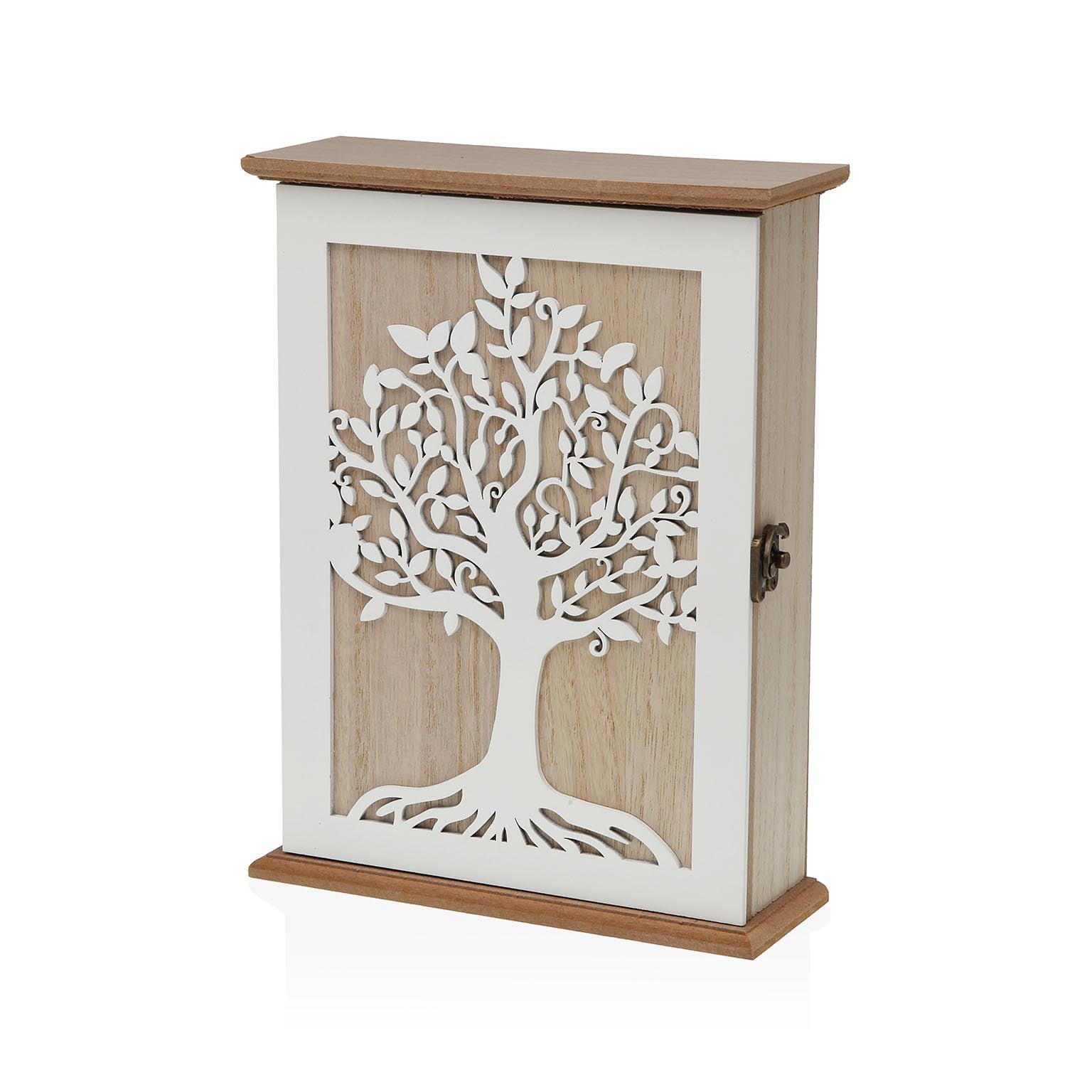 CAJA DE LLAVES ARBOL DE LA VIDA BLANCO Versaotoño