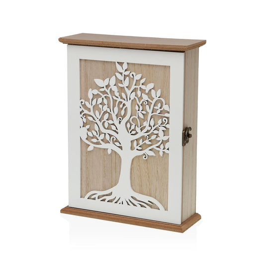 CAJA DE LLAVES ARBOL DE LA VIDA BLANCO Versaotoño