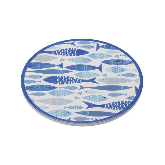 SALVAMANTEL PECES 3D AZULES Versaotoño