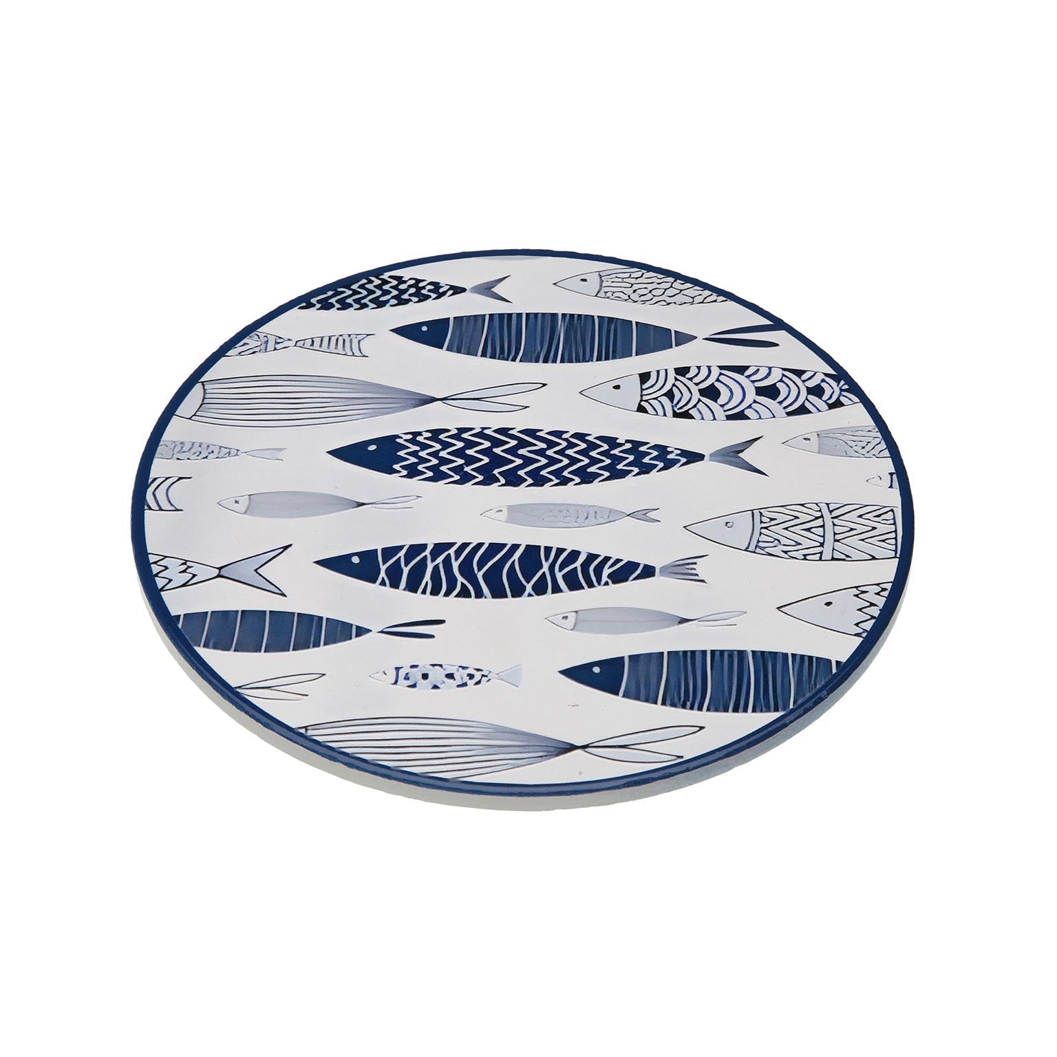 SALVAMANTEL PECES 3D AZUL Versaotoño
