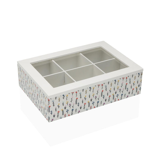 CAJA DE TE MADERA 6 COMP. BLUME Versaotoño