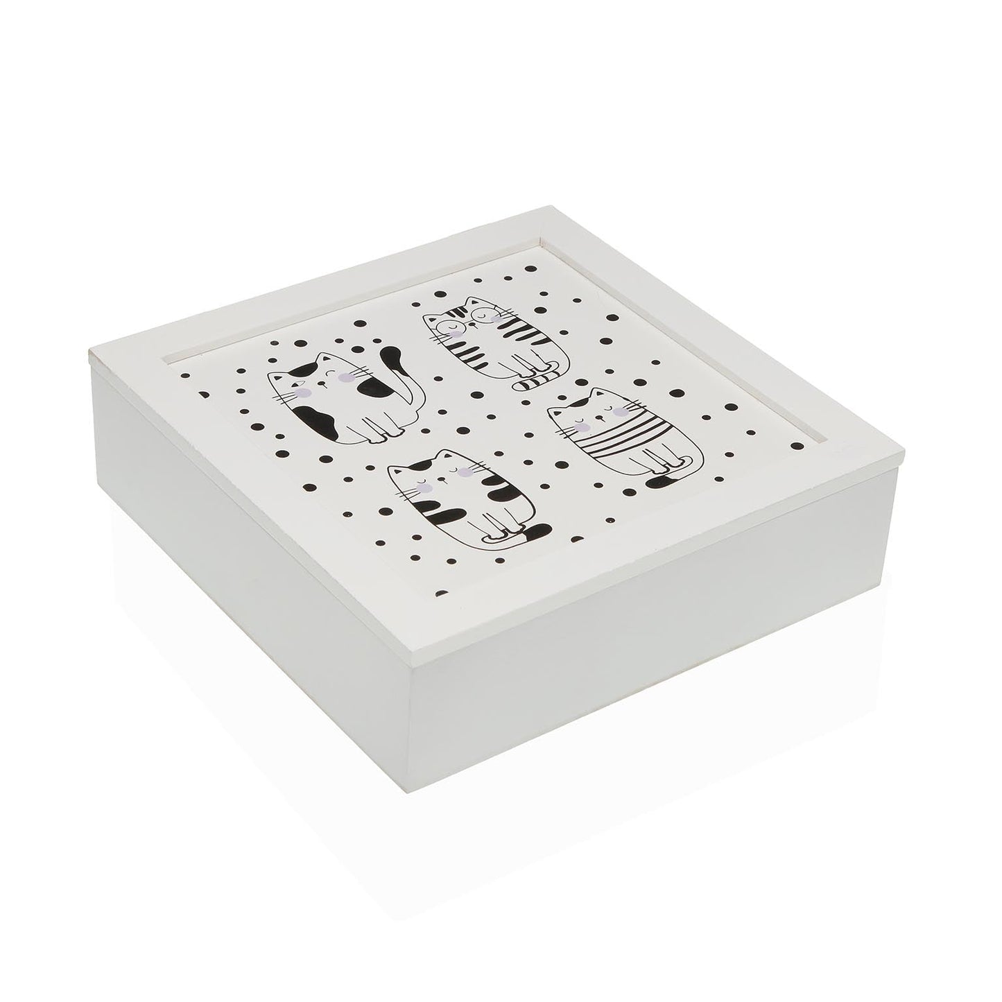 CAJA JOYERO CUADRADA GATTO Versaotoño