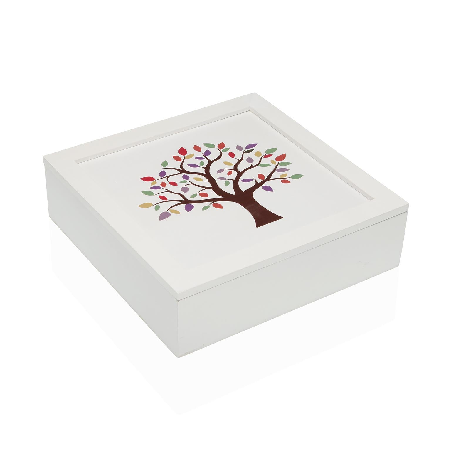 CAJA JOYERO CUADRADA TREE Versaotoño
