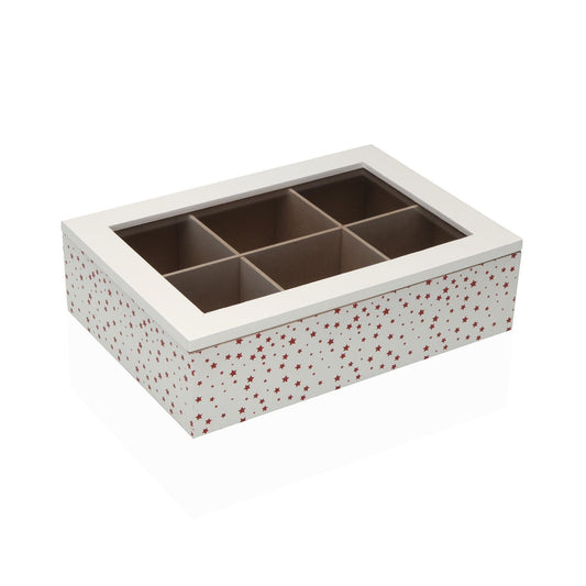 CAJA DE TE MADERA 6 COMP. STELLA Versaotoño