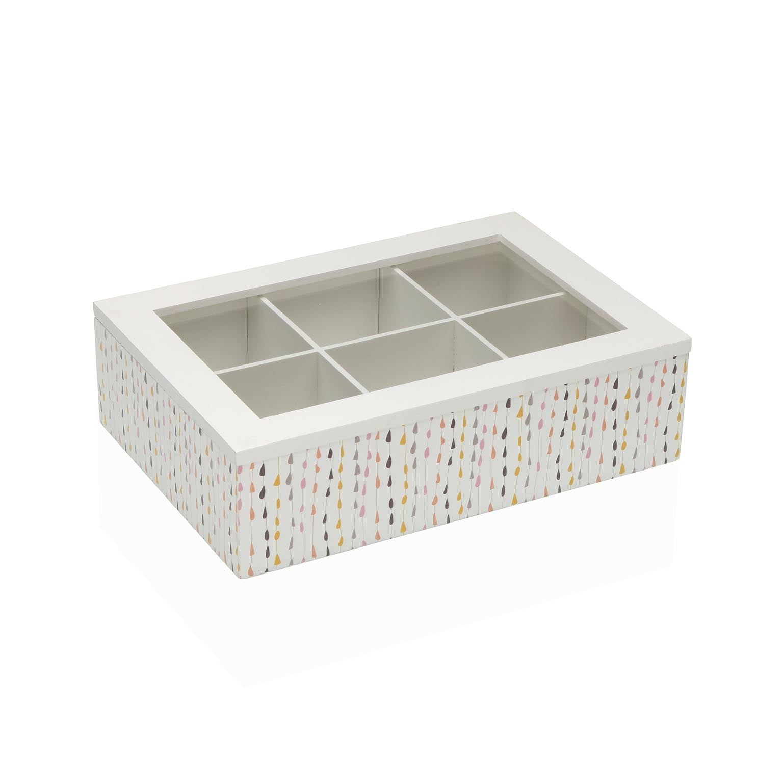 CAJA DE TE NORDIC DROPS 6 COMPARTIMENTOS