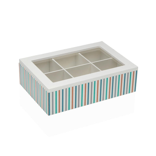 CAJA DE TE RAYAS 6 COMPARTIMENTOS VERSA 2026 JUNIO