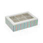 CAJA DE TE RAYAS 6 COMPARTIMENTOS
