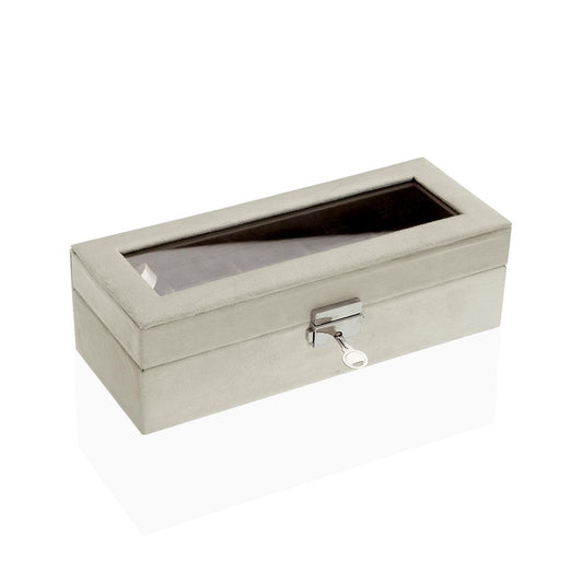 CAJA DE RELOJES CREMA Versaotoño