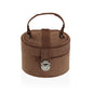 JOYERO REDONDO MARRON VELVET Versaotoño