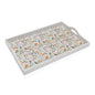 BANDEJA RECTANGULAR FLOWERS VERSA 2026 JUNIO