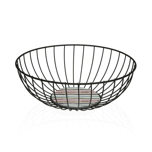 CESTA METALICA NEGRA LIGNE Versaotoño