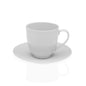 TAZA CON PLATO TÉ PURE BLANCO