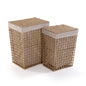 SET DE 2 CESTAS ALTAS MARRON NADIR Versaotoño