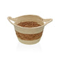 CESTA REDONDA CON ASAS BEIGE Versaotoño