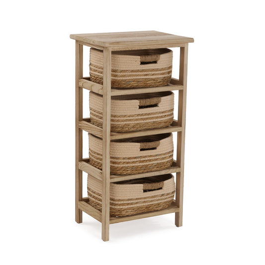 CAJONERA BAÑO 4 CESTAS COLOR BEIGE VERSA 2026 JUNIO