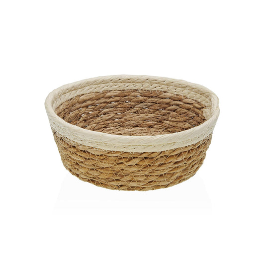 CESTA DE FIBRA VEGETAL 18CM BEIGE VERSA 2026 JUNIO