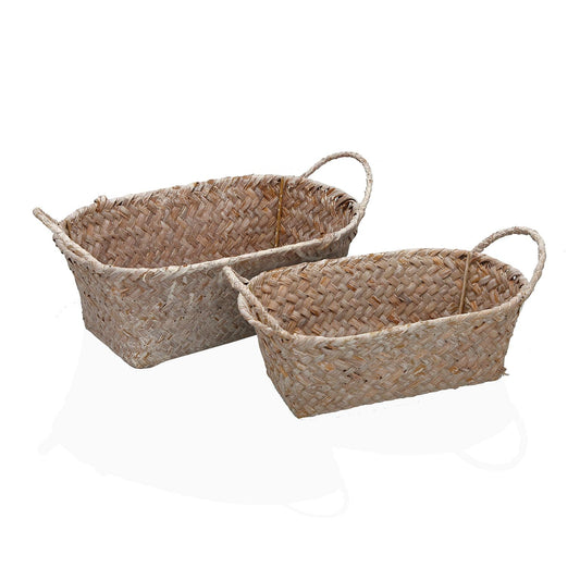 SET DE 2 CESTAS REDONDAS CON ASAS Versaotoño