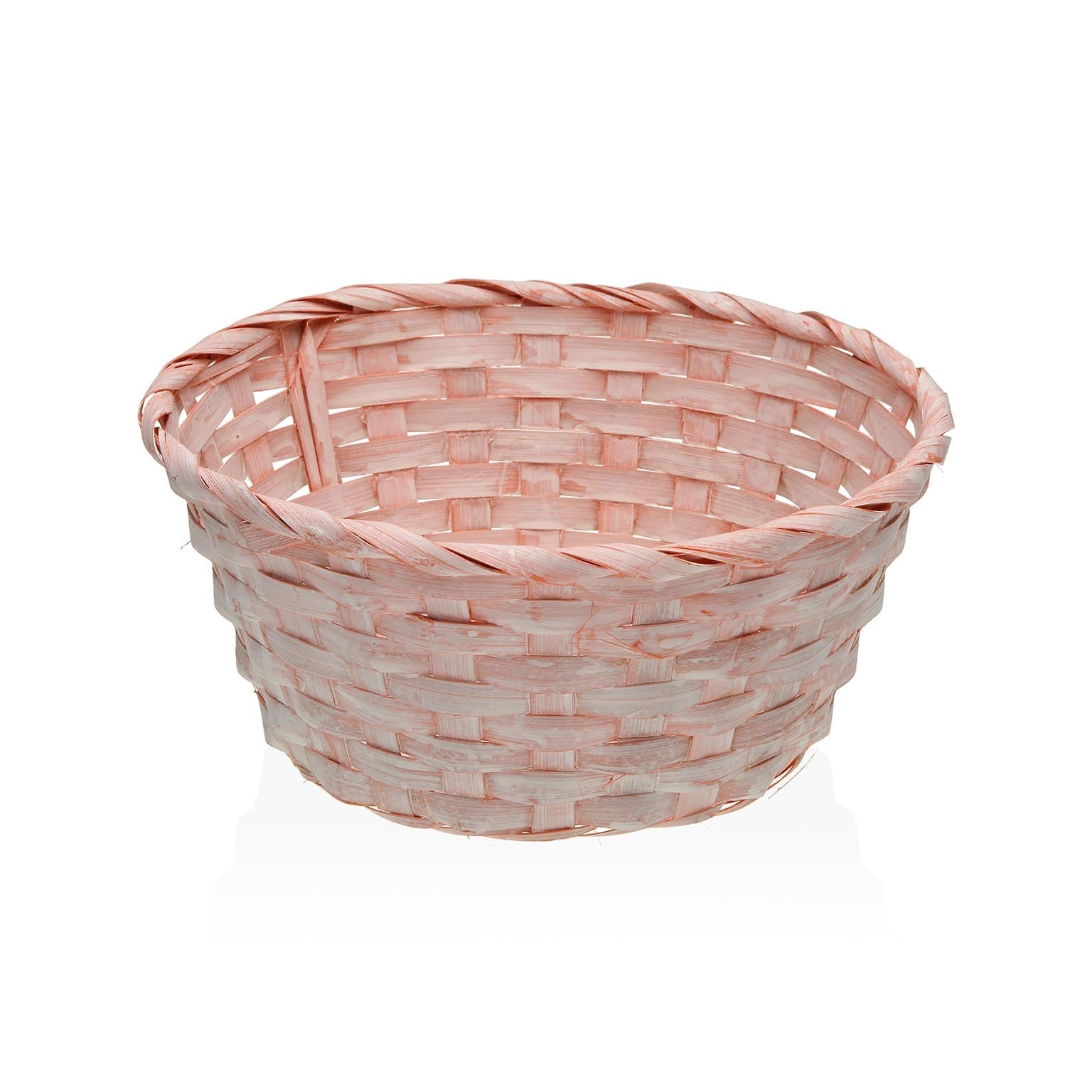 CESTA REDONDA ROSA 23 CM Versaotoño