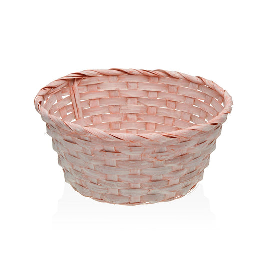 CESTA REDONDA ROSA 23 CM Versaotoño
