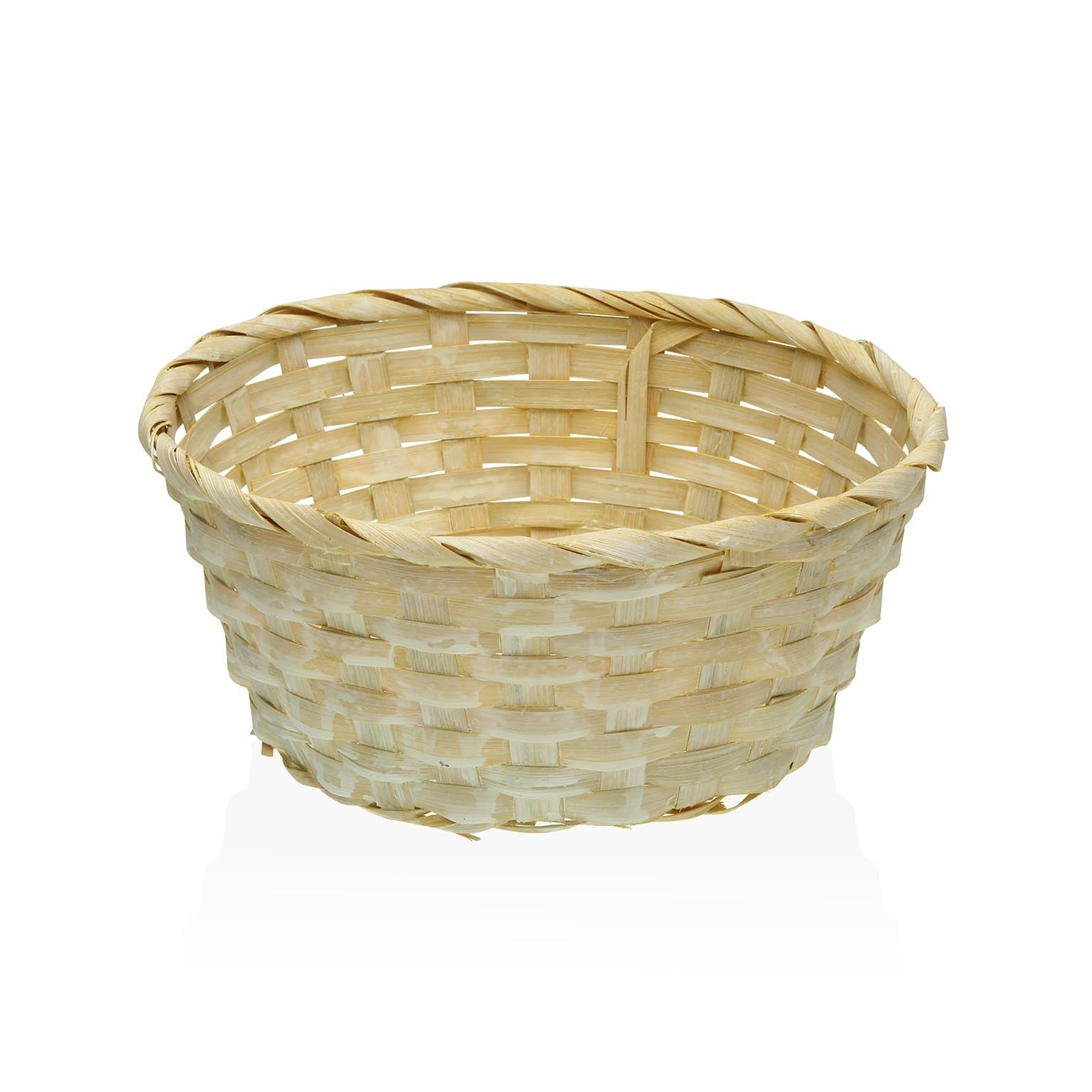 CESTA REDONDA AMARILLA 23 CM Versaotoño