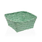 CESTA CUADRADA VERDE 20CM Versaotoño