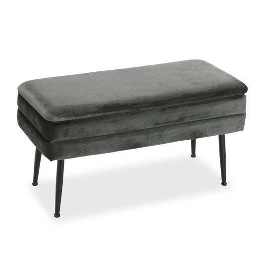PIE DE CAMA GRIS OSCURO Versaotoño